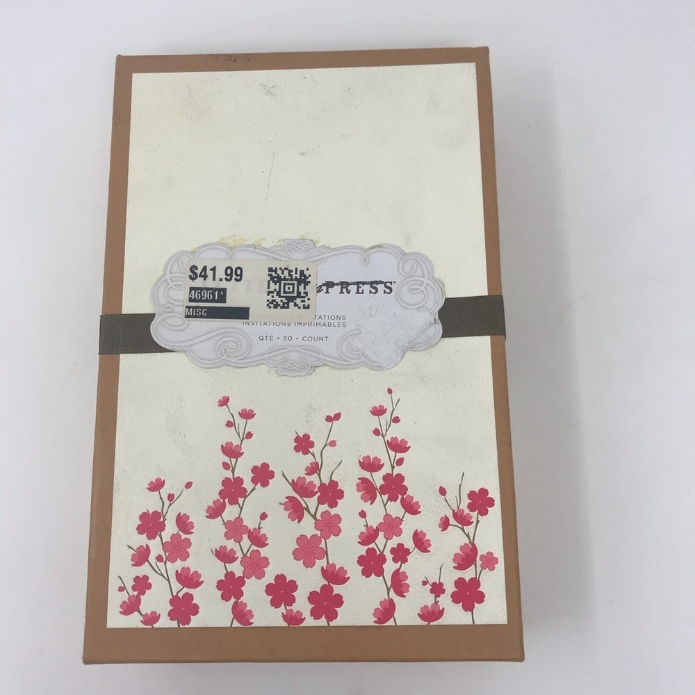 New Gartner Studios 50 Printable Cherry Blossom Invitations